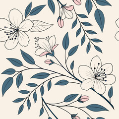 seamless floral pattern