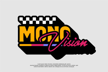 badge sticker retro style streetwear apparel fashion vector for printing	
