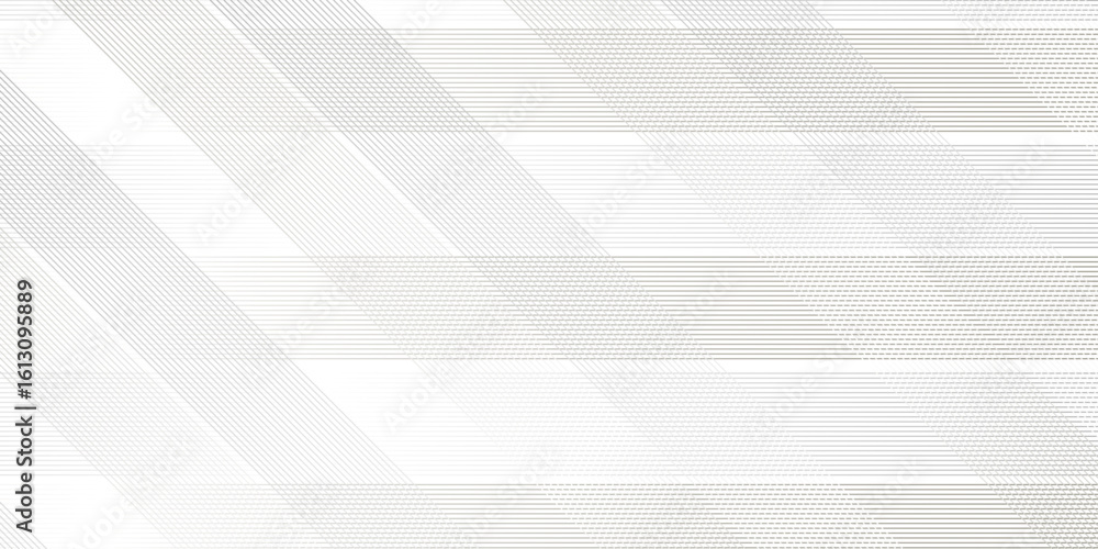 Poster minimalist seamless pattern features a grid and striped line. white technology hi-tech futuristic di