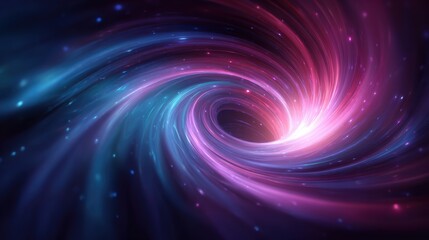 Fototapeta premium A mesmerizing swirl of vibrant colors depicting a cosmic phenomenon in the universe, embodying beauty and mystery.