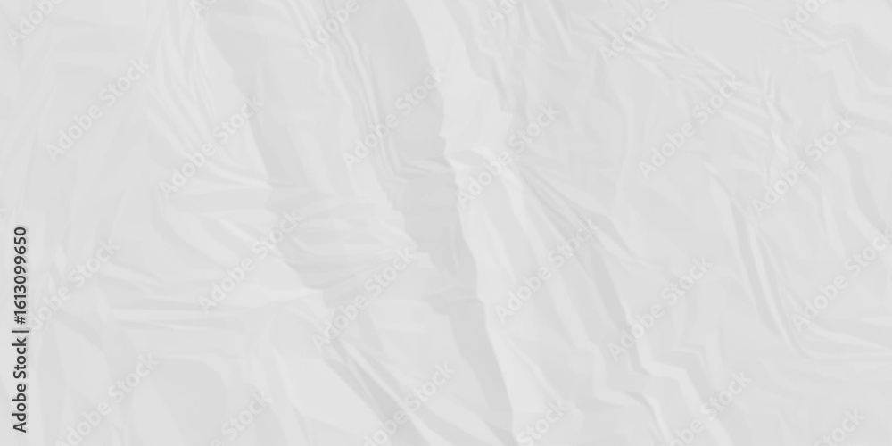 Poster paper texture background, old paper background ripple soft white pattern wave crumple. crushed and c
