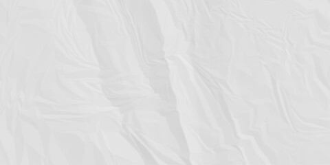 Paper texture background, Old paper background ripple soft white pattern wave crumple. Crushed and creased soft paper. Abstract wrinkle effect grunge and rough backdrop vintage page.