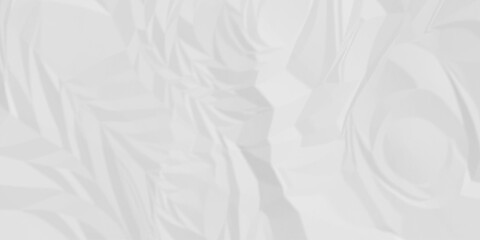 Paper texture background, Old paper background ripple soft white pattern wave crumple. Crushed and creased soft paper. Abstract wrinkle effect grunge and rough backdrop vintage page.