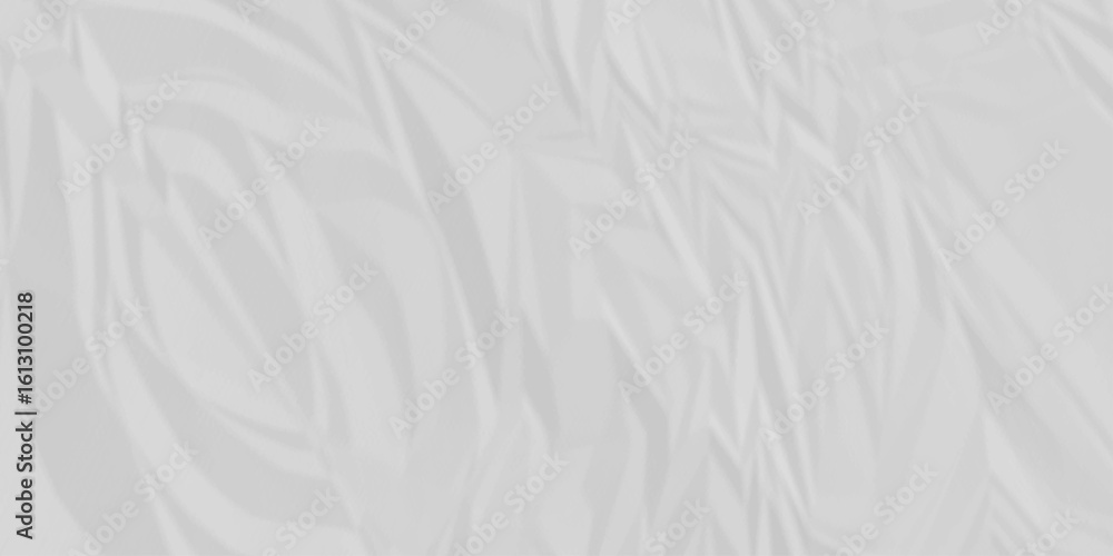 Poster paper texture background, old paper background ripple soft white pattern wave crumple. crushed and c