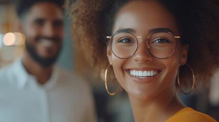 Collaborating business professionals in office setting teamwork focus positive environment engaging concept for success