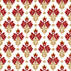 Ikat Seamless Pattern Design For Fabric