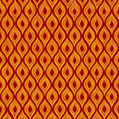 Ikat Seamless Pattern Design For Fabric
