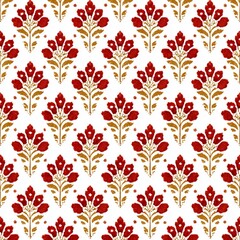 Ikat Seamless Pattern Design For Fabric