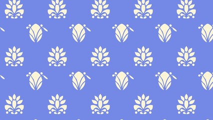 vector floral pattern design colored