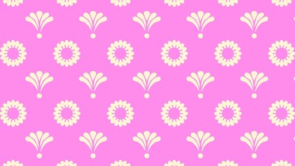 vector floral pattern design colored