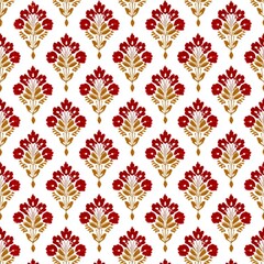 Ikat Seamless Pattern Design For Fabric