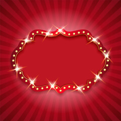 circus theme background featuring rich colorlful elements