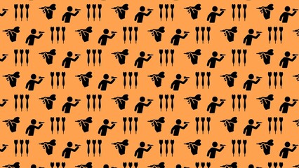 VECTOR SEAMLESS DART GAME PATTERN 