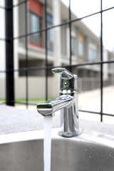 Wash your hands to clean germs.