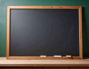 Blank chalkboard 