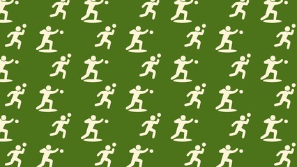 Vector shot put athletics  pattern design