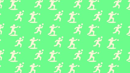 Vector shot put athletics  pattern design