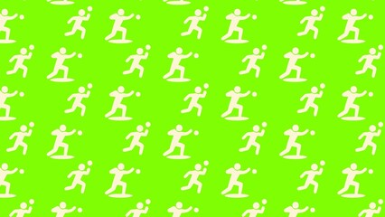 Vector shot put athletics  pattern design