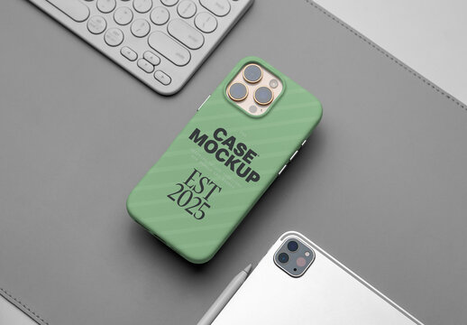 Mobile Phone Case PSD Mockup