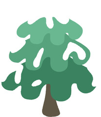 겨울 나무 일러스트