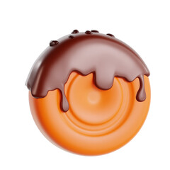 Cromboloni Chocolate 3D Icon