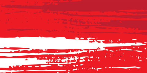 red and white brush wrap car sticker pattern abstract banner sporty lines red and white color combination grunge brush pattern racing motorsport design, vector illustration.