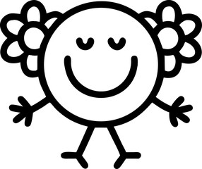 A whimsical cartoon dog globe icon, a funny character illustration of a world clock with a cheerful design for people