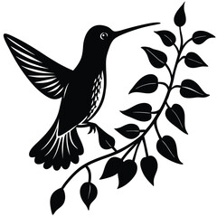 Obraz premium vector illustration of a bird