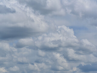 Nimbostratus cloud formation announcing imminent rainfall 