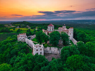 Tenczyn Castle in Rudno. Eagles Nests Trail. Poland