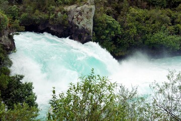 Huka Falls, Waikato River, Taupo, North Island, New Zealand