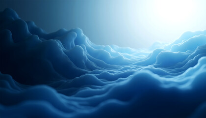 Abstract blue white and black gradient