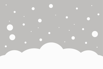 Fototapeta premium gentle snowfall sparkle with light halos on crisp 