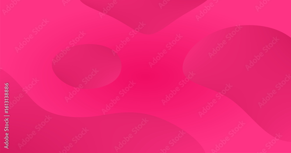 Aufkleber pink gradient background with fluid shapes different shades and thickness abstract pattern