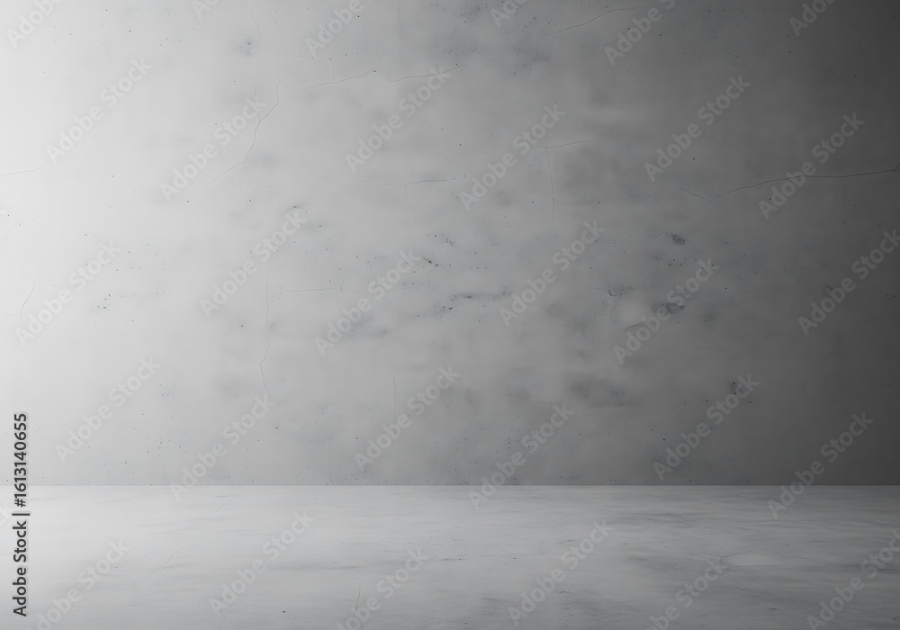 Poster simple minimalist concrete studio background with soft lighting and textures for product