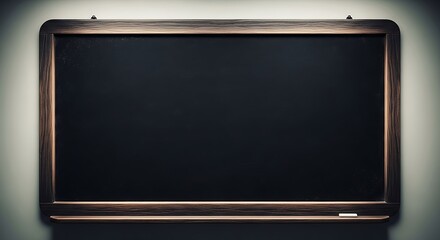 Vintage wooden framed chalkboard providing a blank canvas for creative messages
