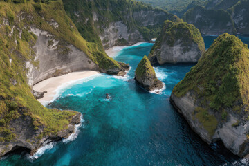 Obraz premium captivating aerial photography showcasing breathtaking beauty of nature and urban landscapes across various