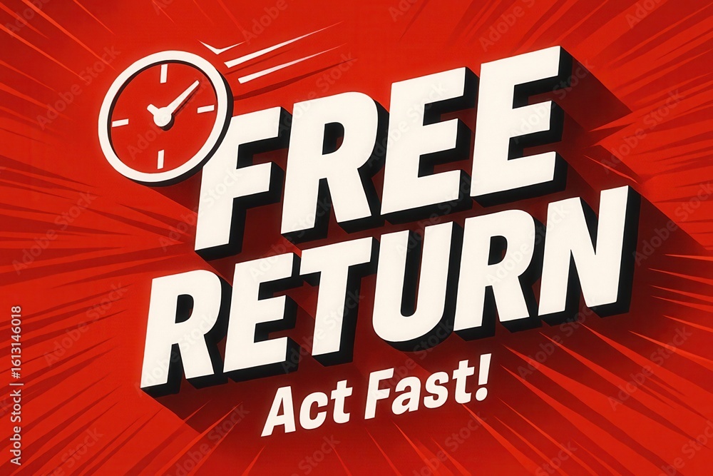 Poster bold text stating 