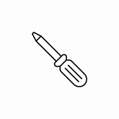 philips screwdriver tool icon sign vector