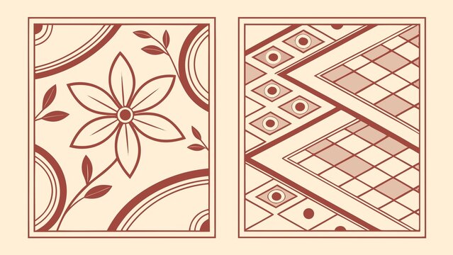 seamless pattern with flowers