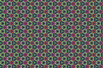 Oriental pattern for textiles, wallpaper, for use in graphics .