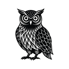 Fototapeta premium owl on a branch