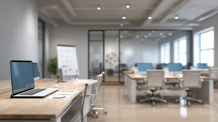 Modern office workspace design corporate environment interior space professional atmosphere contemporary viewpoint