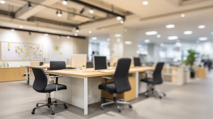 Efficient workspace design for modern offices urban setting interior photo bright environment aerial view productivity concept