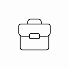 briefcase business bag icon icon sign vector
