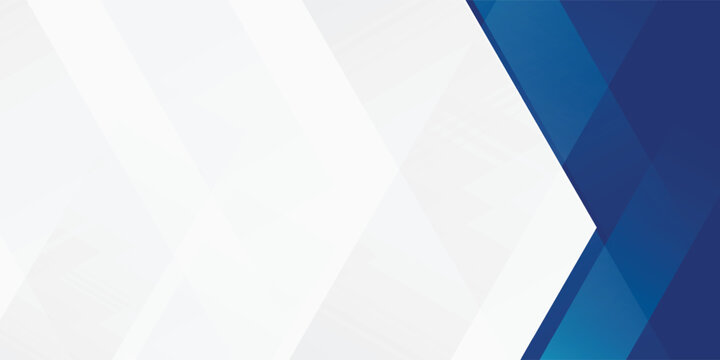 Modern and dynamic abstract background design with a combination of blue and white colors.  while the white background.