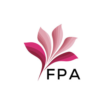 FPA Modern Floral Abstract Logo Design, FPA Later Logo, Creative Botanical Brand Identity, Luxury Flower Emblem for Business
