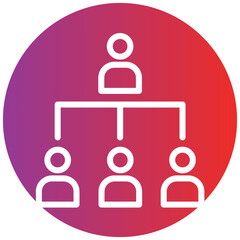 Team Line Icon Style