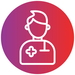 Lifeguard Line Icon Style