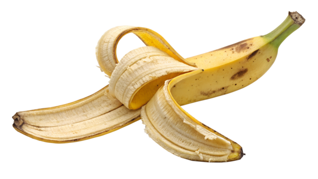 Banana Peel Isolated